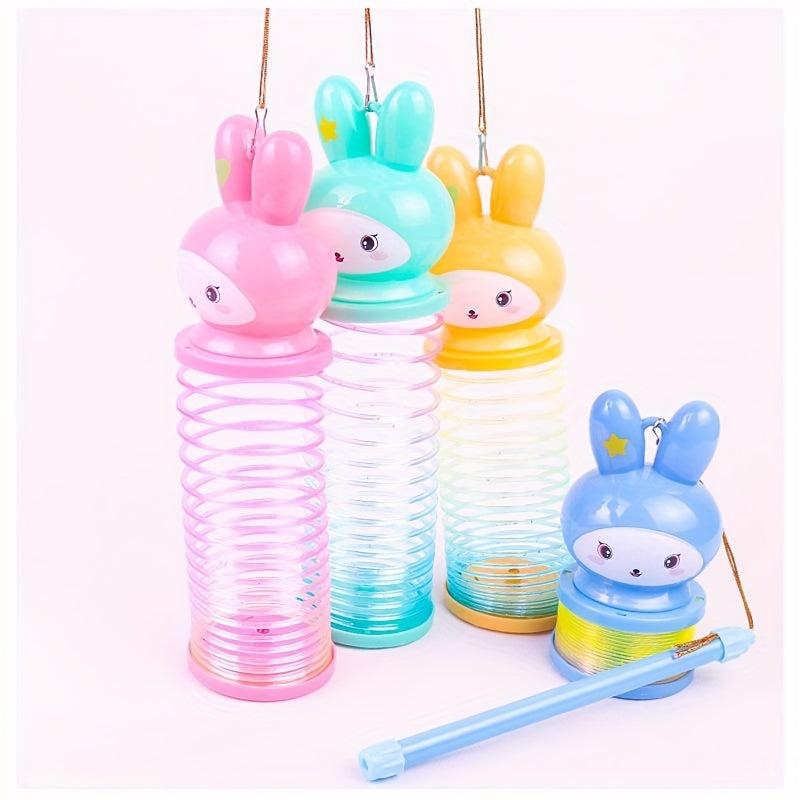Halloween Rabbit Glowing Lantern Rainbow Ring Handheld Lantern Toy