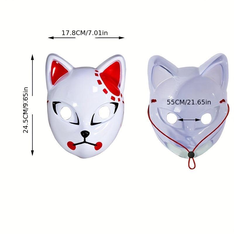 LED Light Up Cat Face Halloween Party Mask