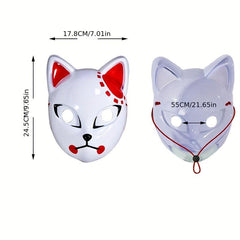 LED Light Up Cat Face Halloween Party Mask