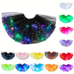 LED Tulle Skirts for Girls Light Up Ballet Cosplay Costumes