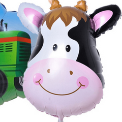 Oversized Cow Head Aluminum Film Balloon for Forest Party Decoration