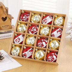 16pcs Christmas Decoration Balls - Christmas Tree Decoration Gift Celebration