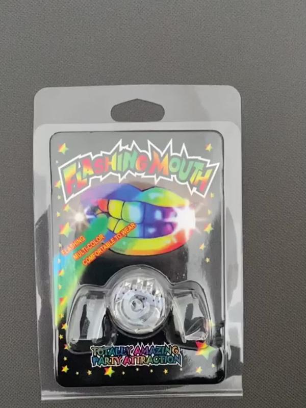 Flashing Mouth Glow Tooth LED Light - Glow Party Supplies