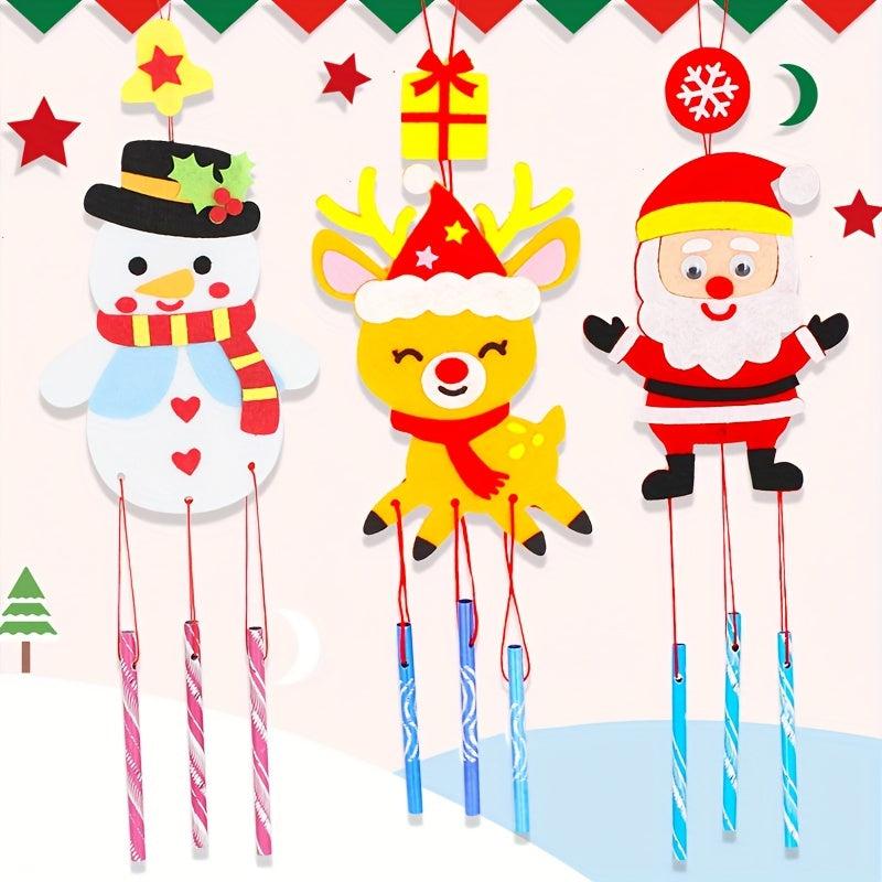 Christmas Non Woven DIY Wind Chime Kit for Kids