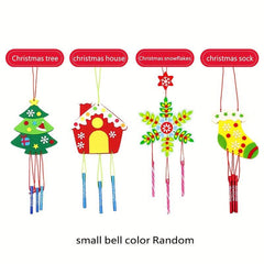 Christmas Non Woven DIY Wind Chime Kit for Kids