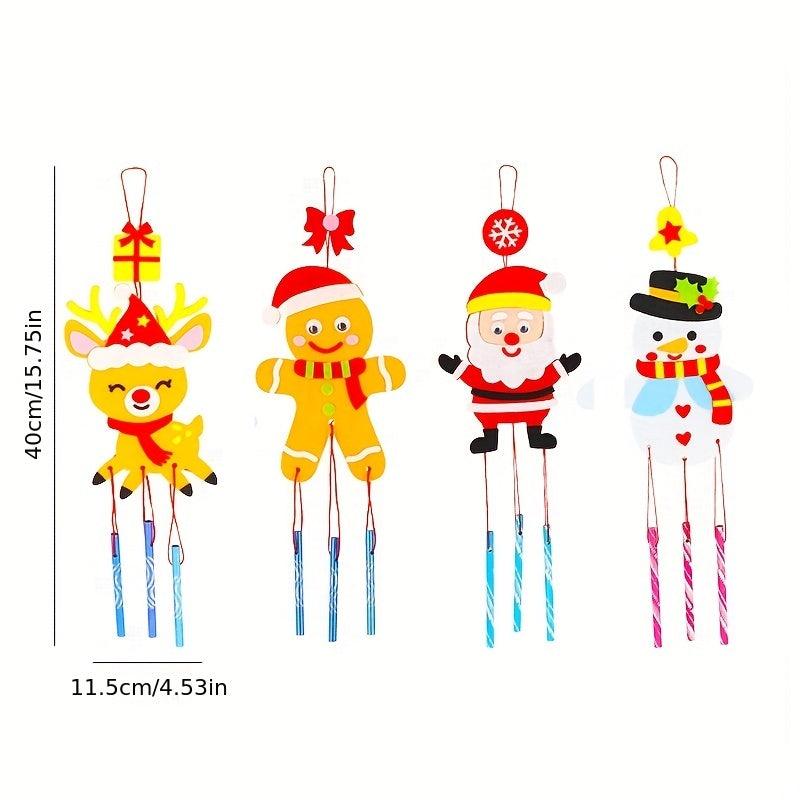 Christmas Non Woven DIY Wind Chime Kit for Kids