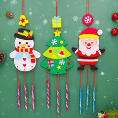 Christmas Non Woven DIY Wind Chime Kit for Kids