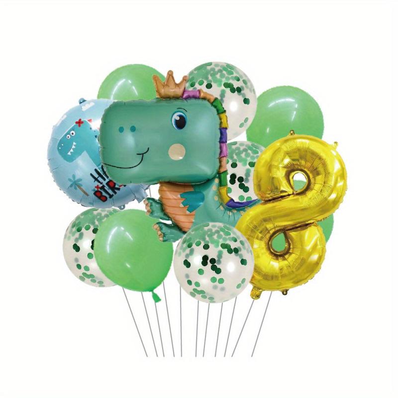 Green Dinosaur Foil Balloon Set Birthday Party Decoration