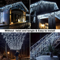 Outdoor Christmas Lights 90LED 8 Modes USB Plug Fairy String Lights