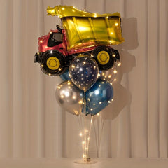 Construction Truck Toy Balloon Gravel Cart for Boy Birthday Party