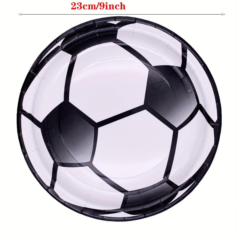16pcs Soccer Party Supplies Soccer Theme Birthday Tableware Set