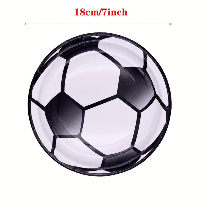 16pcs Soccer Party Supplies Soccer Theme Birthday Tableware Set