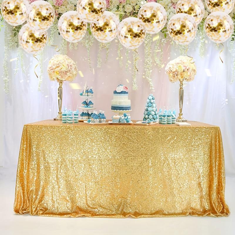 50pcs Golden Confetti Latex Balloons - Graduation Wedding Birthday Party Decor