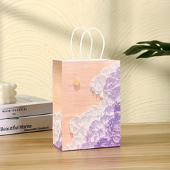 12 Pcs Art Paper Bags for Birthday Party Favor Craft Takeouts