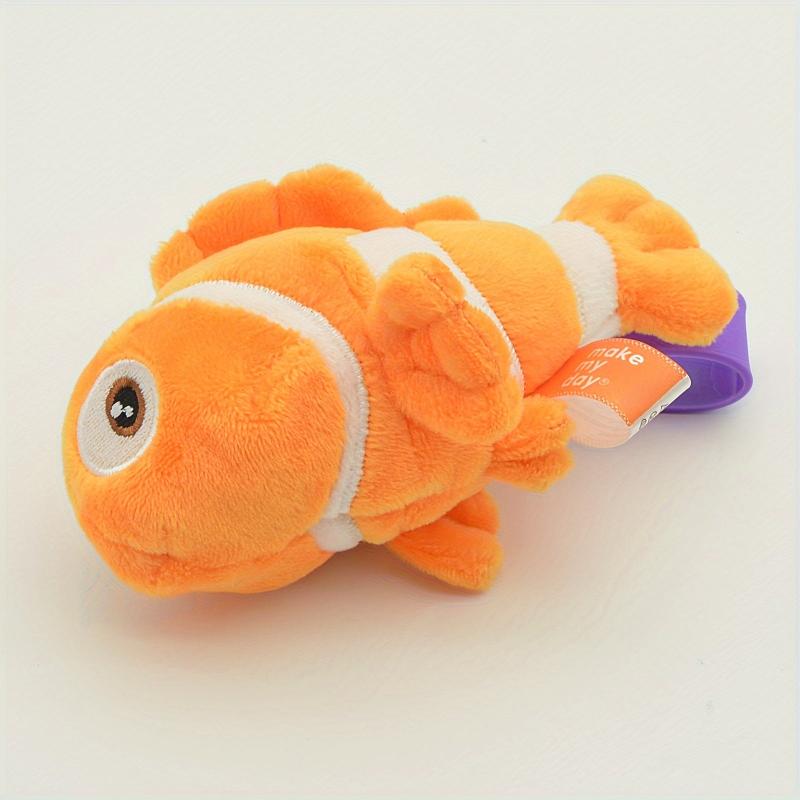 Orange Clown Fish Plush Keychain Toy Gift