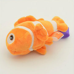 Orange Clown Fish Plush Keychain Toy Gift