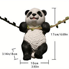 Resin Squirrel Koala Panda Pendant Garden Decoration Ornaments