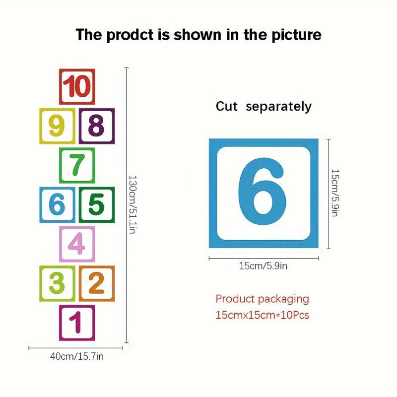 Hopscotch Plaid Numbers Game for Party Supplies