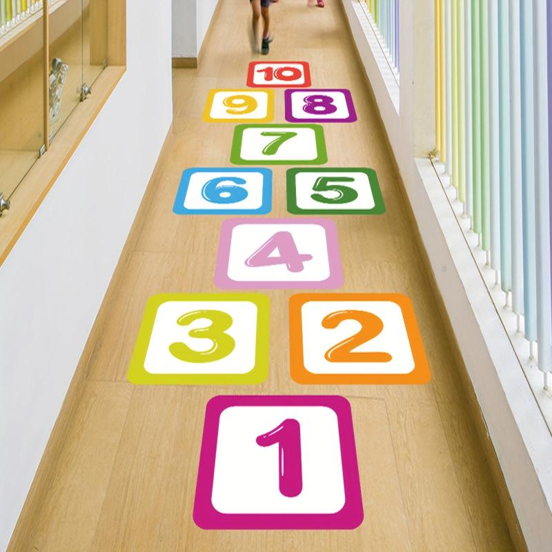 Hopscotch Plaid Numbers Game for Party Supplies