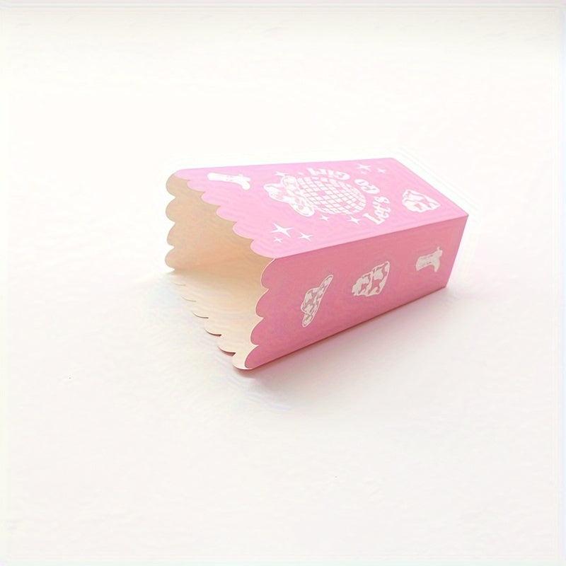 6pcs Pink Disco Movie Popcorn Bags for Bachelorette