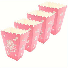 6pcs Pink Disco Movie Popcorn Bags for Bachelorette