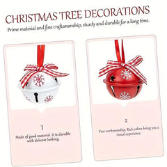 12pcs Christmas Bells Decoration Ornaments Photo Props