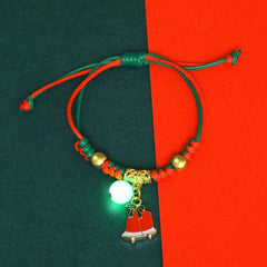 Glow Bracelet Woven Bracelet Couples Friends Hand Ornaments Tree Snowman