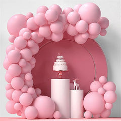 84pcs Green Orange Purple Balloons Garland Arch Set