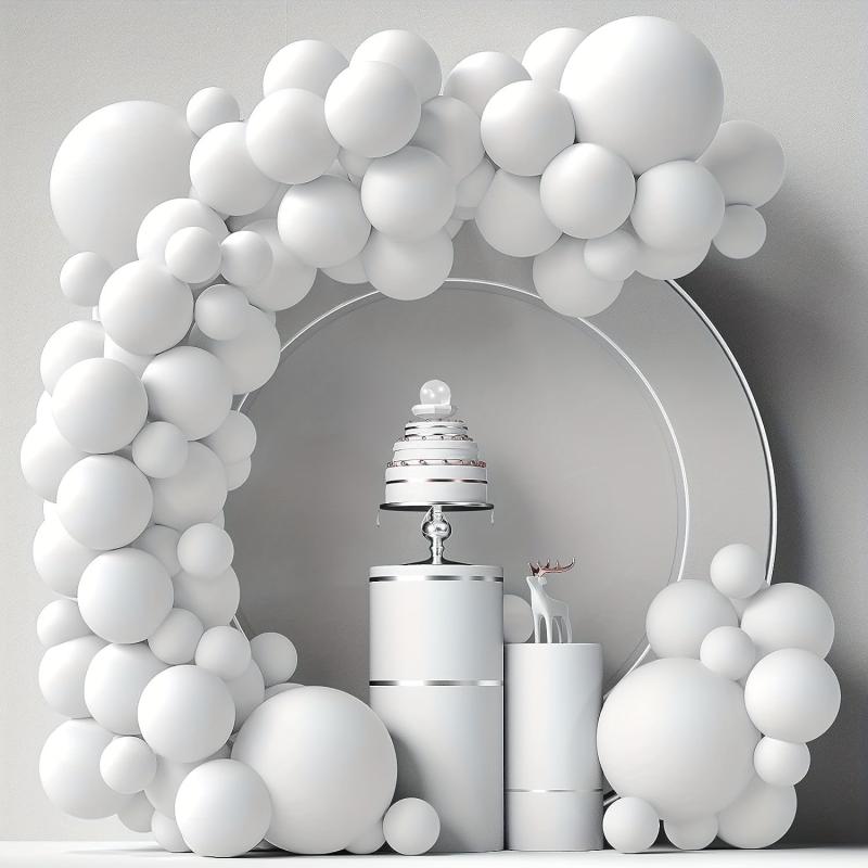 84pcs Green Orange Purple Balloons Garland Arch Set