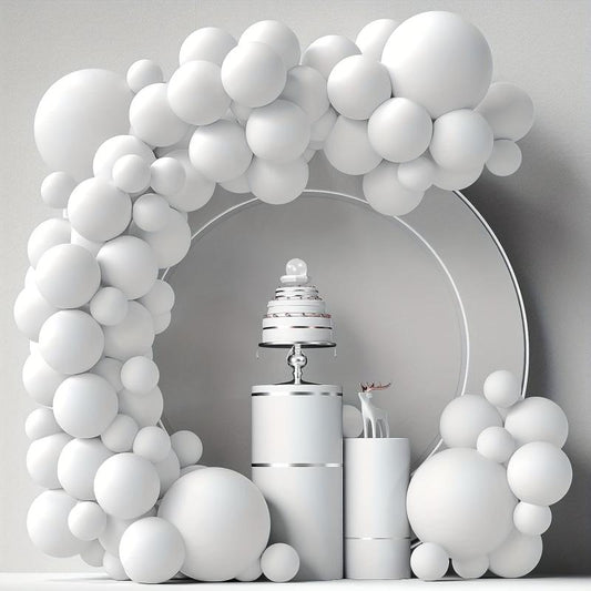84pcs Green Orange Purple Balloons Garland Arch Set