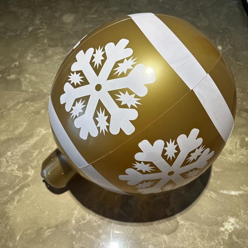 24-Inch Inflatable Snow Ball Outdoor Garden Decoration