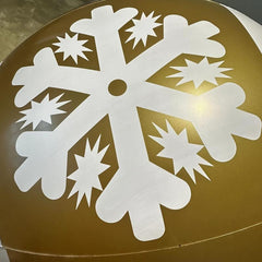 24-Inch Inflatable Snow Ball Outdoor Garden Decoration