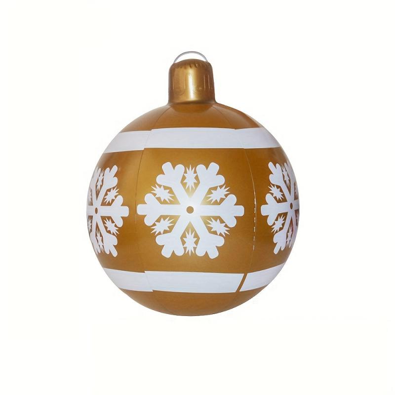 24-Inch Inflatable Snow Ball Outdoor Garden Decoration