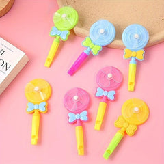 Lollipop Whistle Windmill Candy Party Supplies