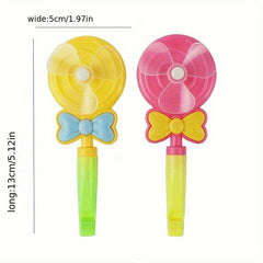 Lollipop Whistle Windmill Candy Party Supplies