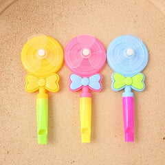 Lollipop Whistle Windmill Candy Party Supplies