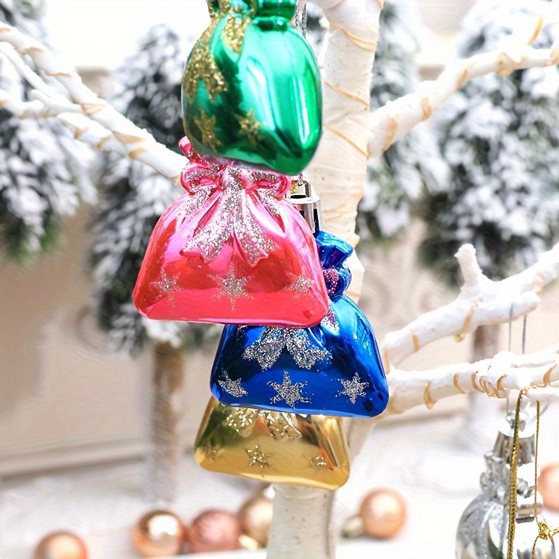 6pcs Gift Bag Shaped Christmas Tree Ornaments