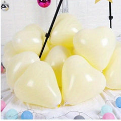 50 Heart Shaped Balloons for Weddings & Birthdays