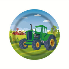 Tractor Birthday Party Decoration Set 9pcs