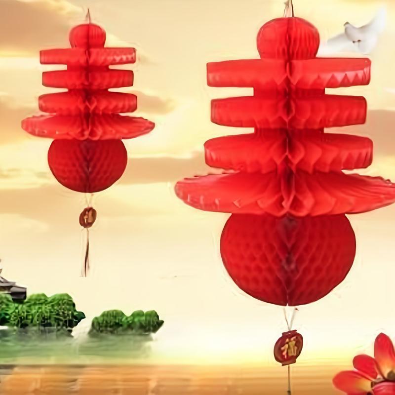 Spring Folding Lantern Welcome Spring Decoration