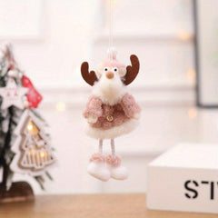 Christmas Pendant Snow Doll Mini Doll for Tree Decoration