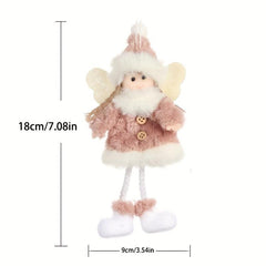 Christmas Pendant Snow Doll Mini Doll for Tree Decoration