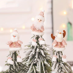Christmas Pendant Snow Doll Mini Doll for Tree Decoration