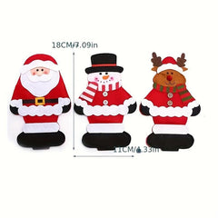 Christmas Cutlery Set Fork Bag Christmas Supplies