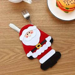 Christmas Cutlery Set Fork Bag Christmas Supplies