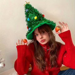 Christmas Tree Hat Christmas Decorations Hat for Christmas Party