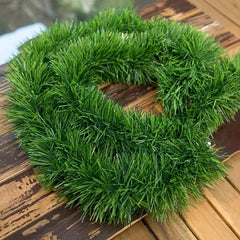 Artificial Christmas Garland Green Soft Greenery Decoration
