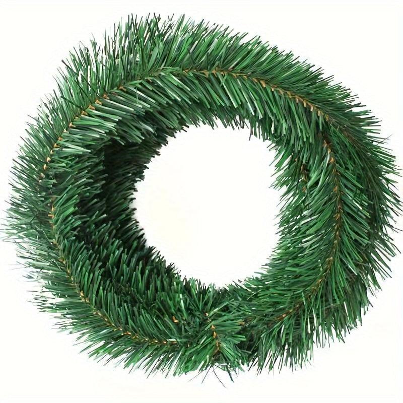 Artificial Christmas Garland Green Soft Greenery Decoration