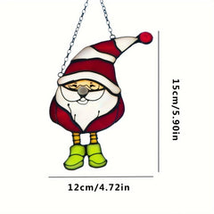 Acrylic Santa Claus Decoration Pendant
