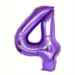 32 inch Purple Number Balloons Party Birthday & Anniversary Decoration